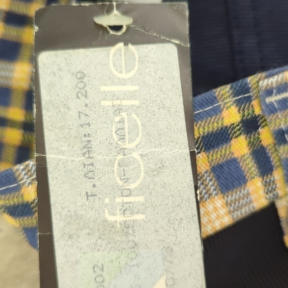 Vintage Ficelle stretch two tones front plaid pants 40/US 8 NWT - Picture 4 of 9